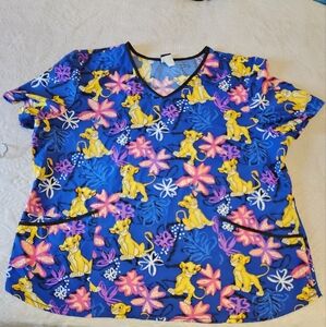Disney's Lion King Simba Scrub Top